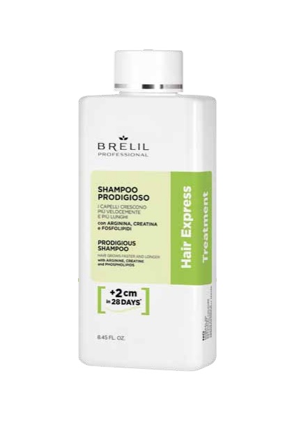 Shampoo Prodigioso Hair Express +2cm 250ml treatment - Brelil
