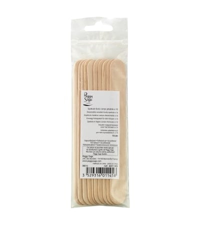 Spatola In Legno Corpo 10pz- Peggy Sage
