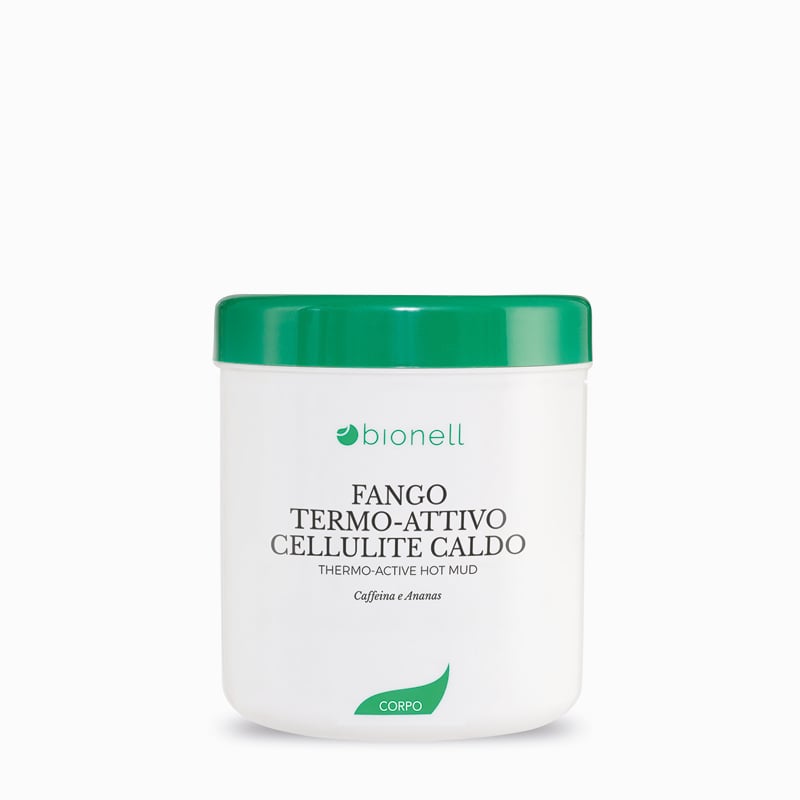 Fango termoattivo cellulite caldo con caffeina e ananas 1000ml Bionell