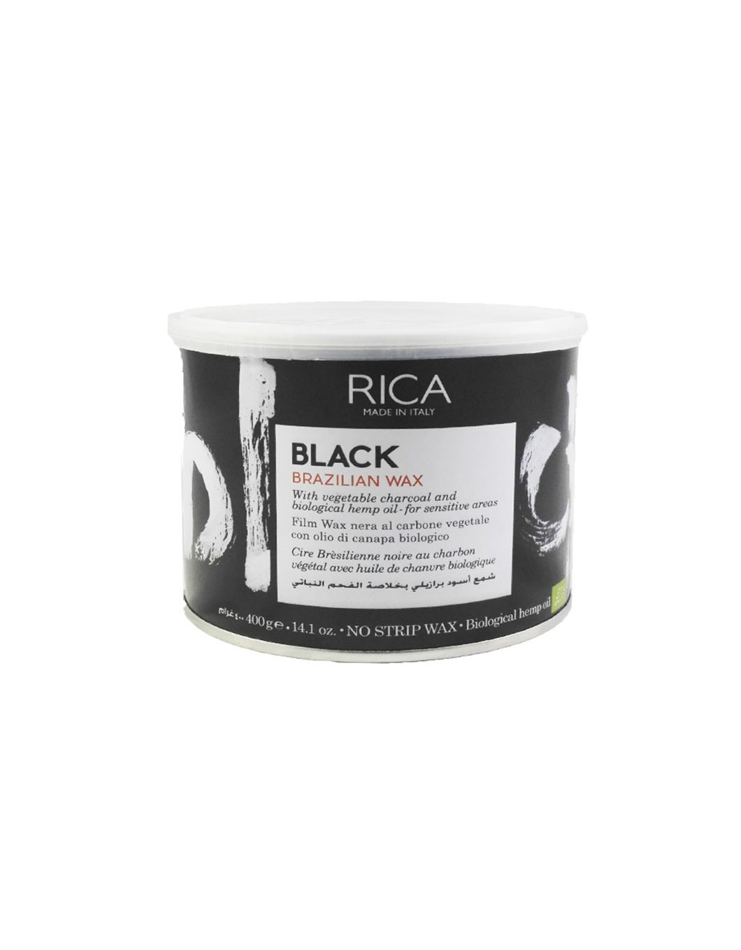 Cera Brasiliana Wax Black al Carbone Vegetale 400ml - Rica