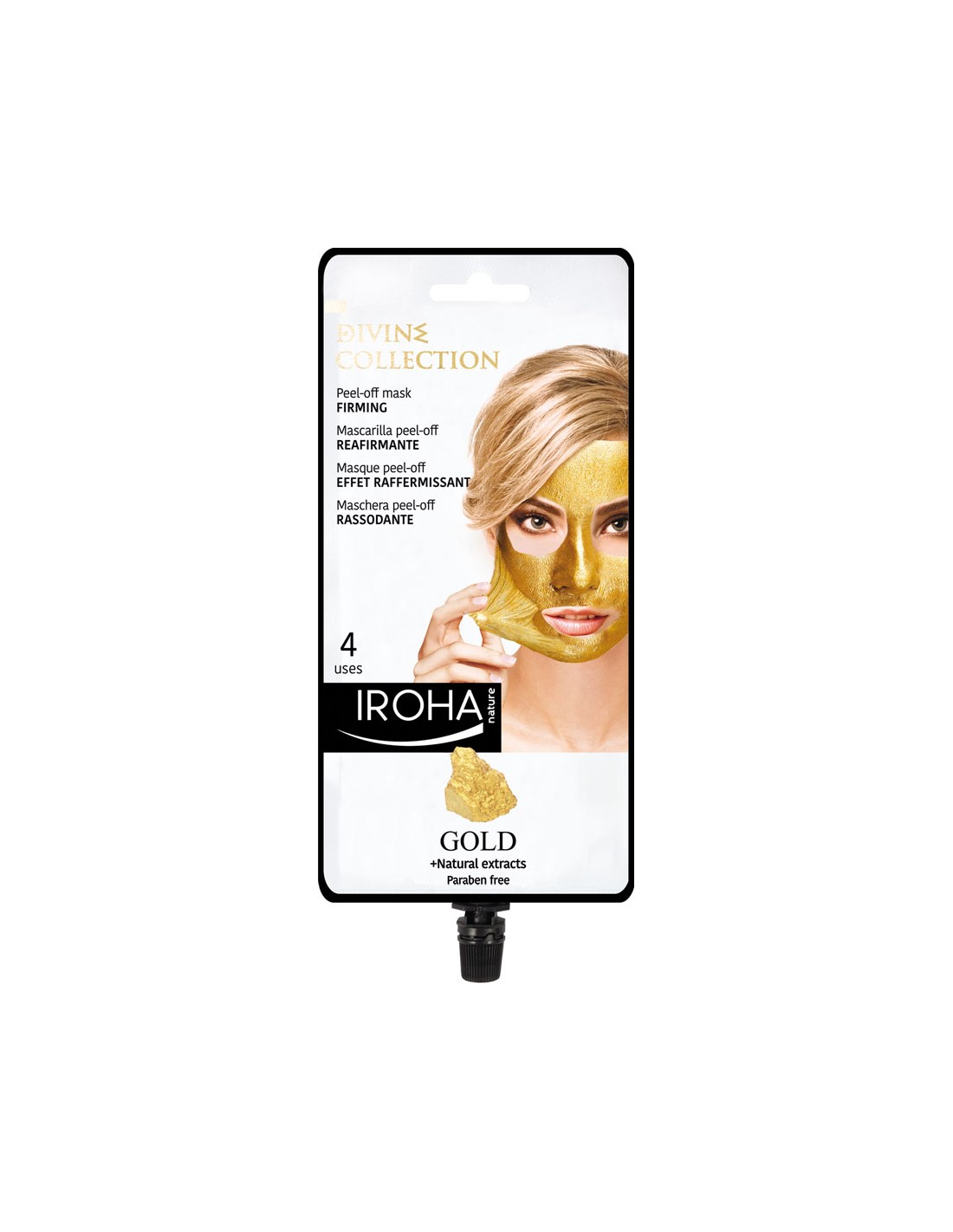 Maschera Peel Off Rassodante Firming Oro Iroha Burton