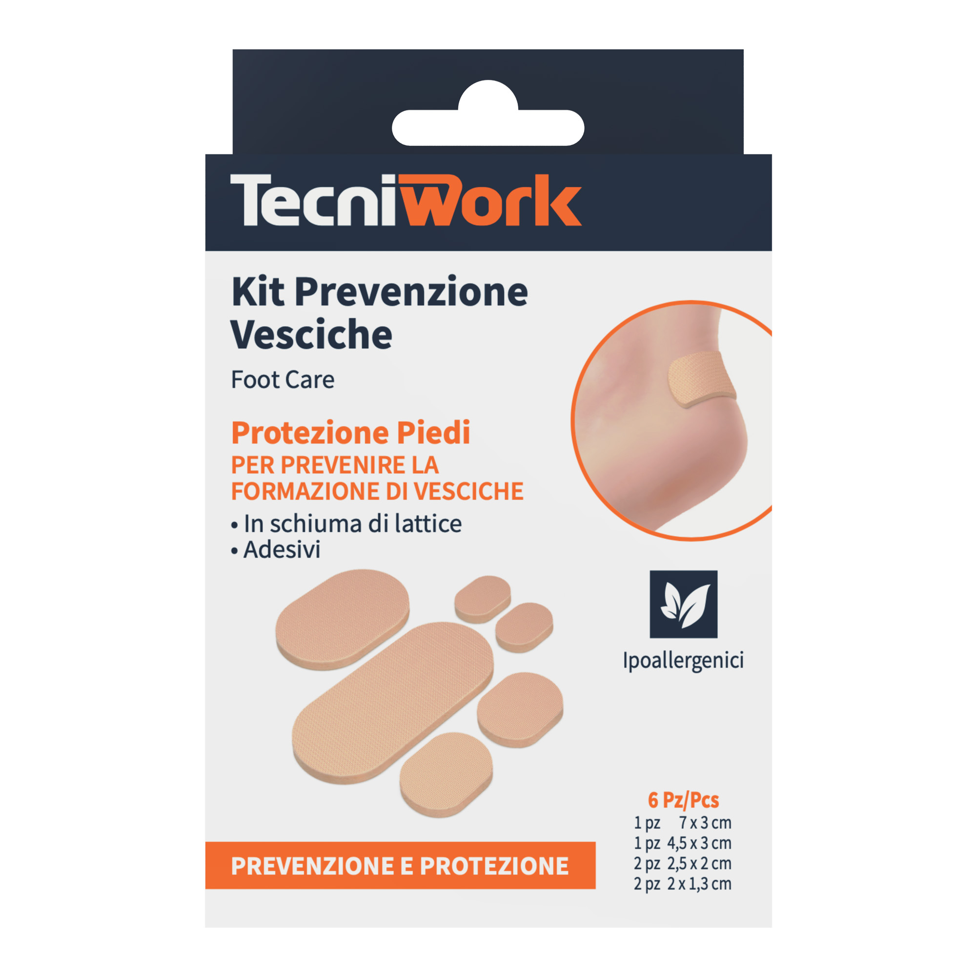 Kit Prevenzione Vesciche 6 Pz - Tecniwork