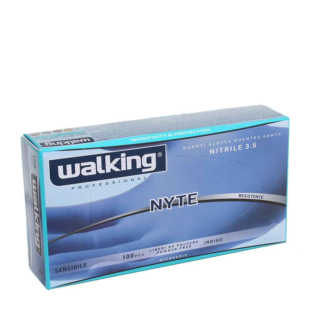 Guanti Nitrile Indigo Nyte Walking 100pz - Axima/M