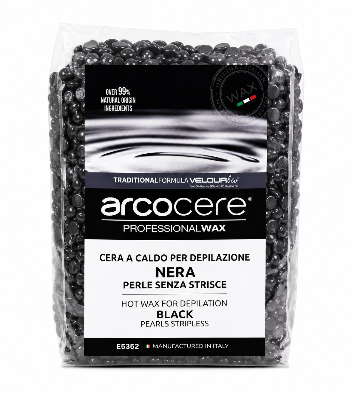 Le Perle Cera A Caldo Nera 500 Gr - Arco Cosmetici