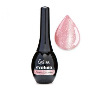 Smalto Semipermanente Evoluto Evobase 14ml Estrosa/8334 Glitter Pink