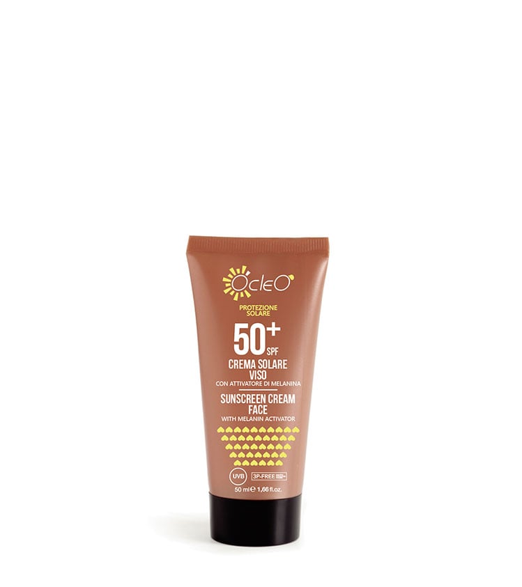 Crema solare viso SPF 50+ 50ml Ocleo