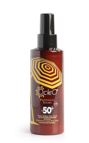 Crema solare spray viso corpo protezione SPF 50 150ml - Ocleo