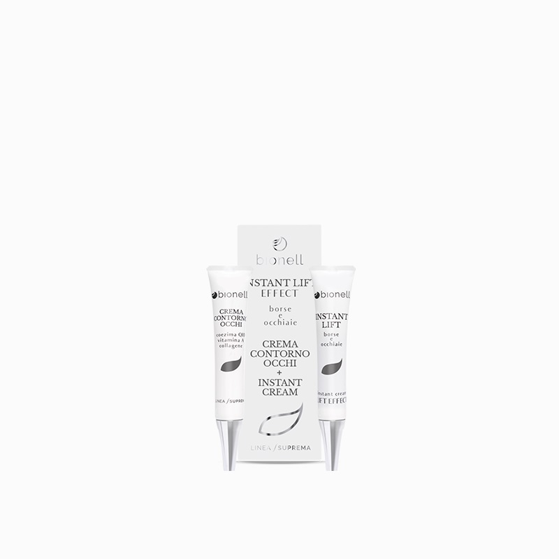 Crema contorno occhi borse e occhiaie + instant cream 2x15 ml Bionell
