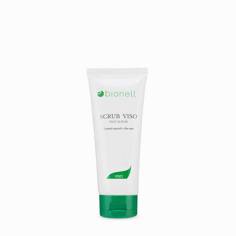 Scrub Viso Purificante granuli vegetali e aloe vera 100ml - Bionell