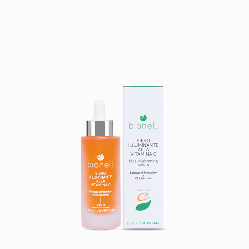 Siero viso illuminante vitamina C estratto pomodoro e ciclodestrine 30ml Bionell