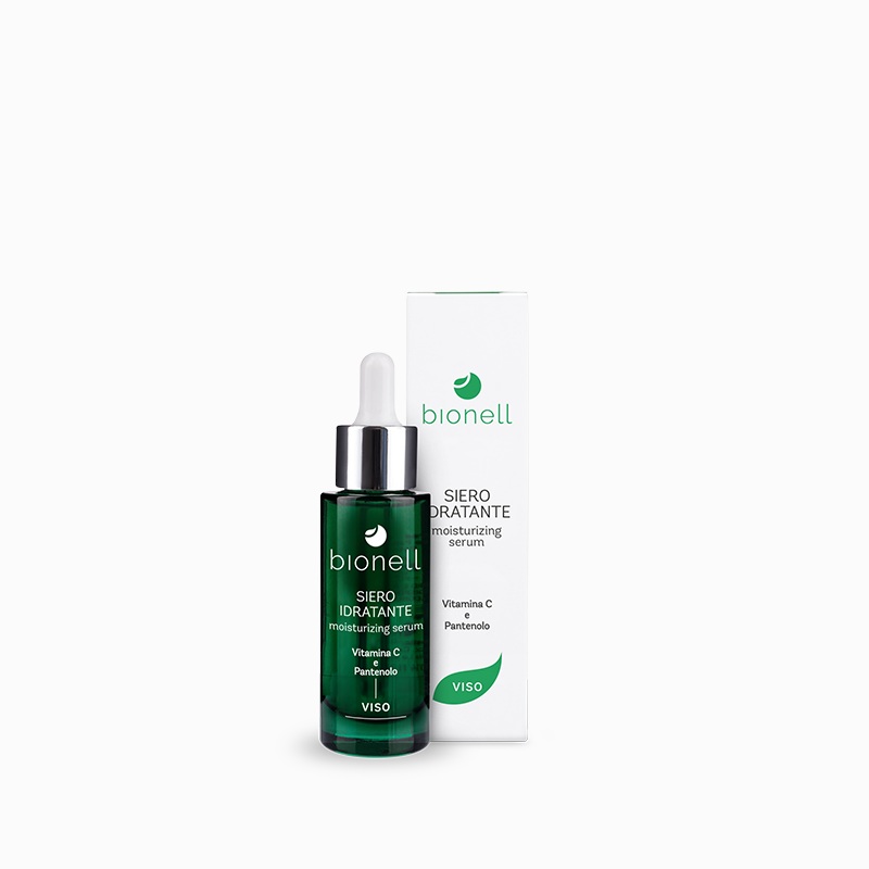 Siero viso idratante con vitamina C e Pantenolo 30ml - Bionell