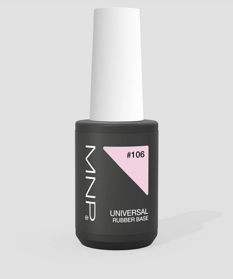 Smalto Semipermanente Universal Rubber Base MNP 14ml Mesauda/106 Tulle