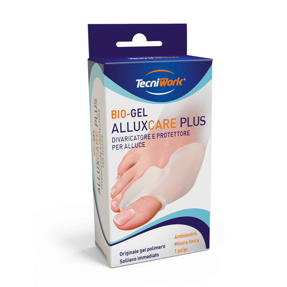 Divaricatore E Prottetore Alluce Alluxcare Plus Bio Gel 1 Pz Tecniwork