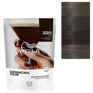 Supernatural Color 4/08 colore naturale in granuli 120Gr Wella/Espresso Brunette