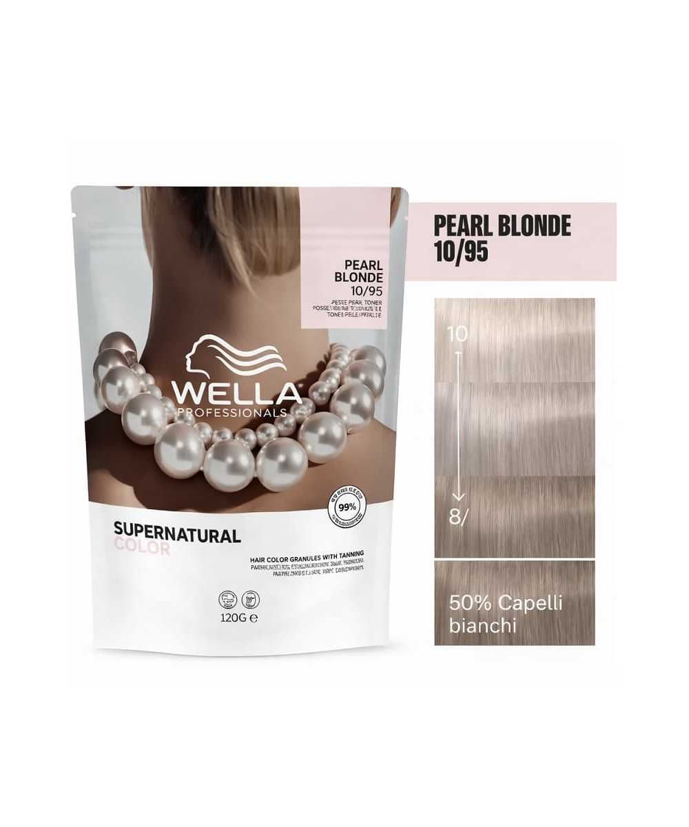 Supernatural Color 10/95 colore naturale in granuli 120Gr Wella/Pearl Blonde
