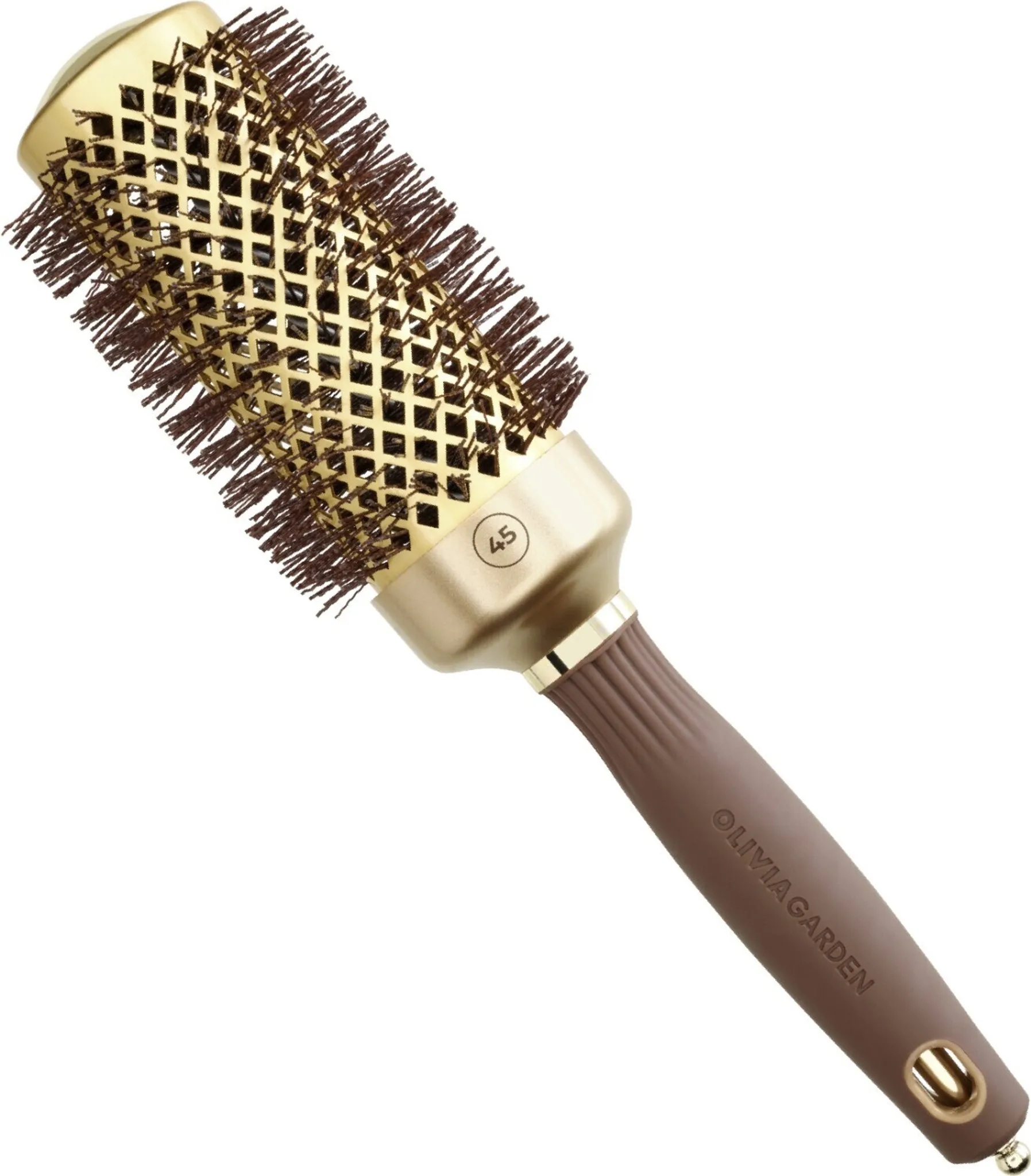 Spazzola Olivia Garden shine gold diam.45 - Morocutti