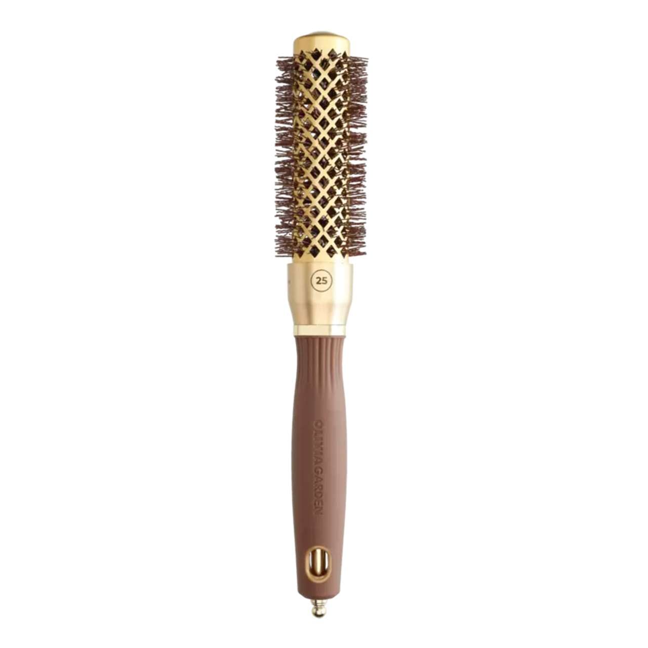 Spazzola Olivia Garden shine gold diam.25 - Morocutti