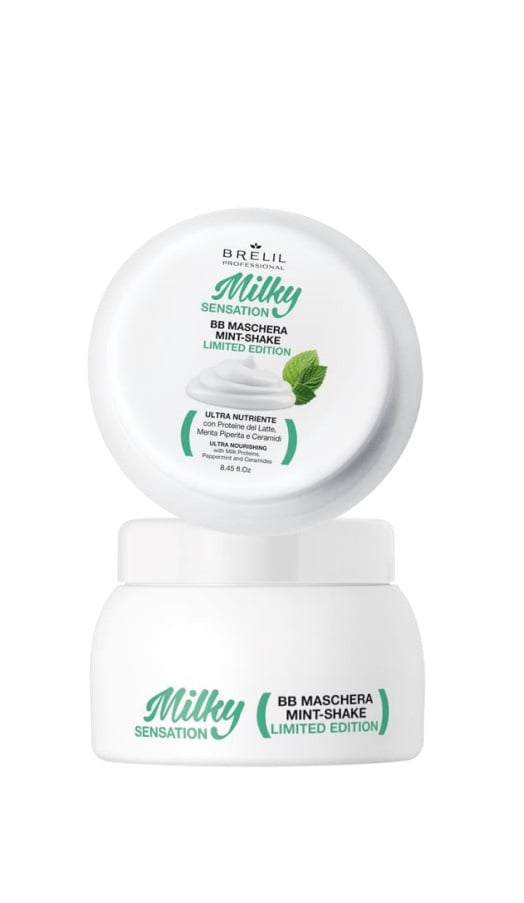 Maschera Ultra Nutriente Bb Mint Shake Milky Sensation 250 Ml - Brelil