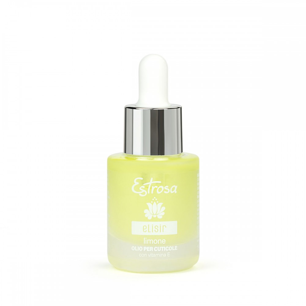 Olio cuticole Elisir emolliente con vitamina E 15ml Estrosa/limone