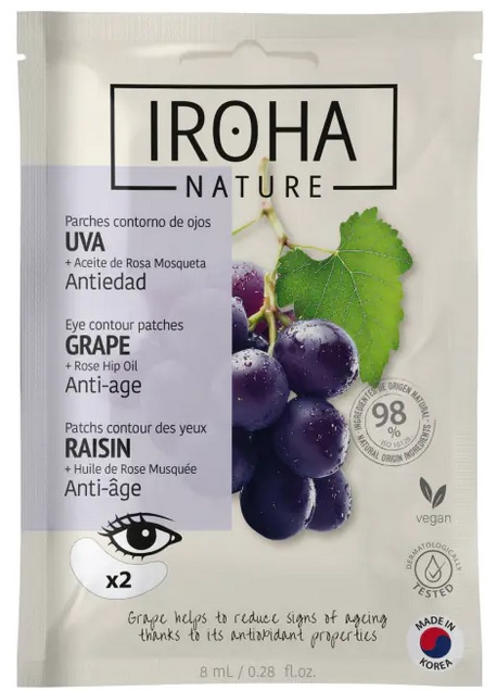 Patch Occhi antiage Uva 2 pz Iroha Burton