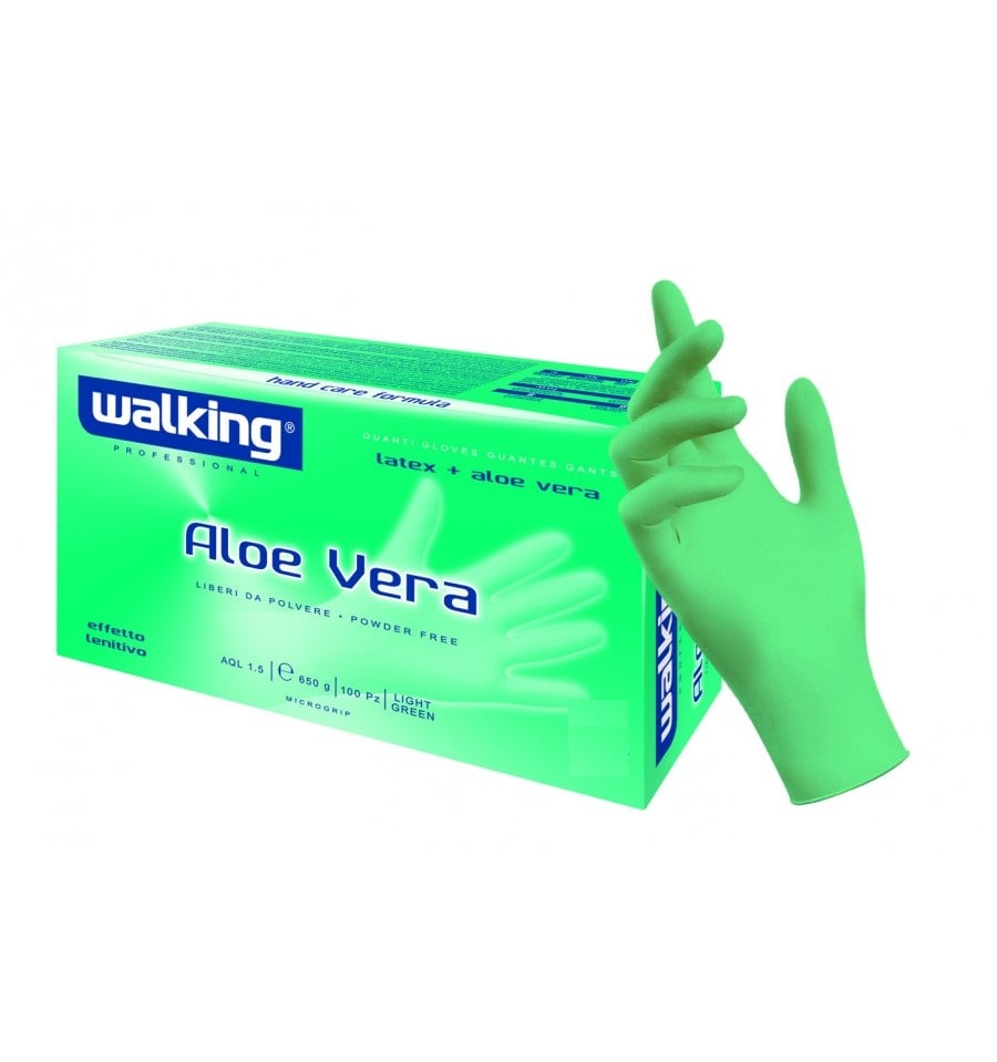 Guanti Lattice Walking Aloe Vera 100pz Axima/S