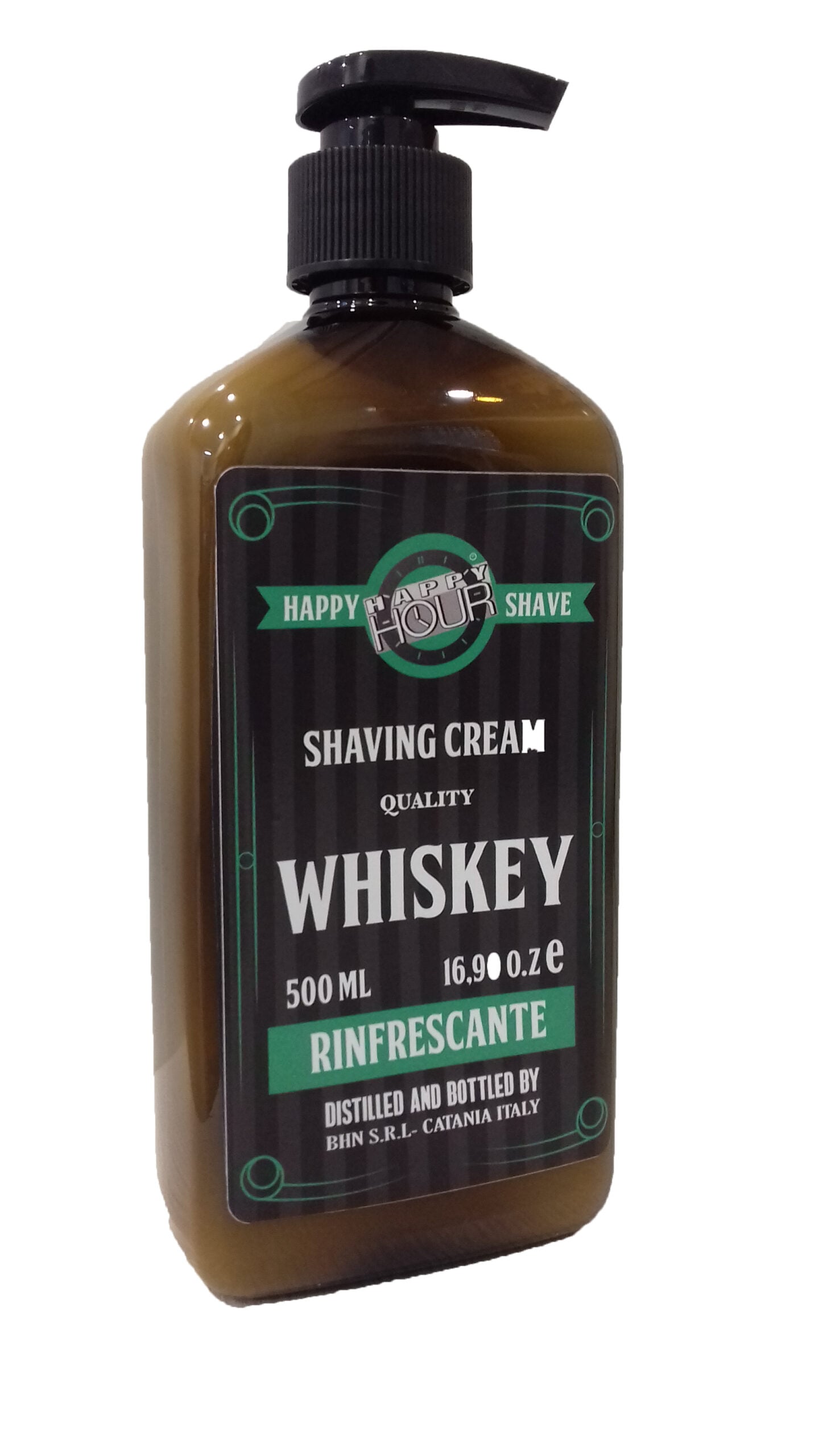 Crema Da Rasatura Shaving Crema Rinfrescante Whiskey 500ml - Bhn