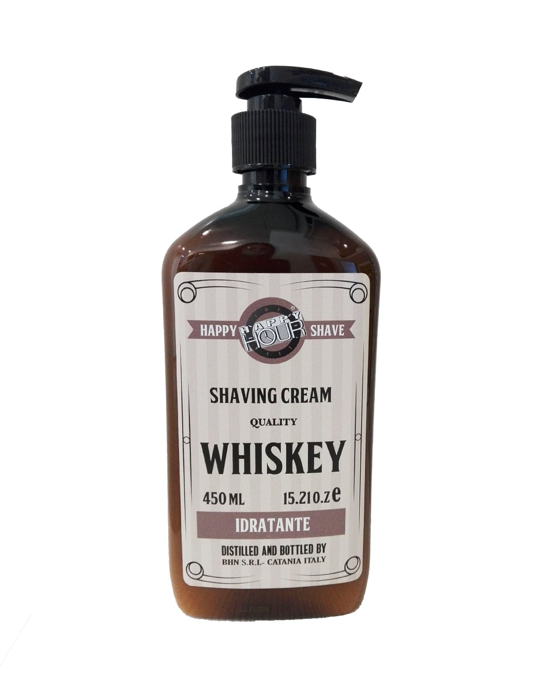 Crema Da Rasatura Shaving Crema Idratante Whiskey 500ml - Bhn