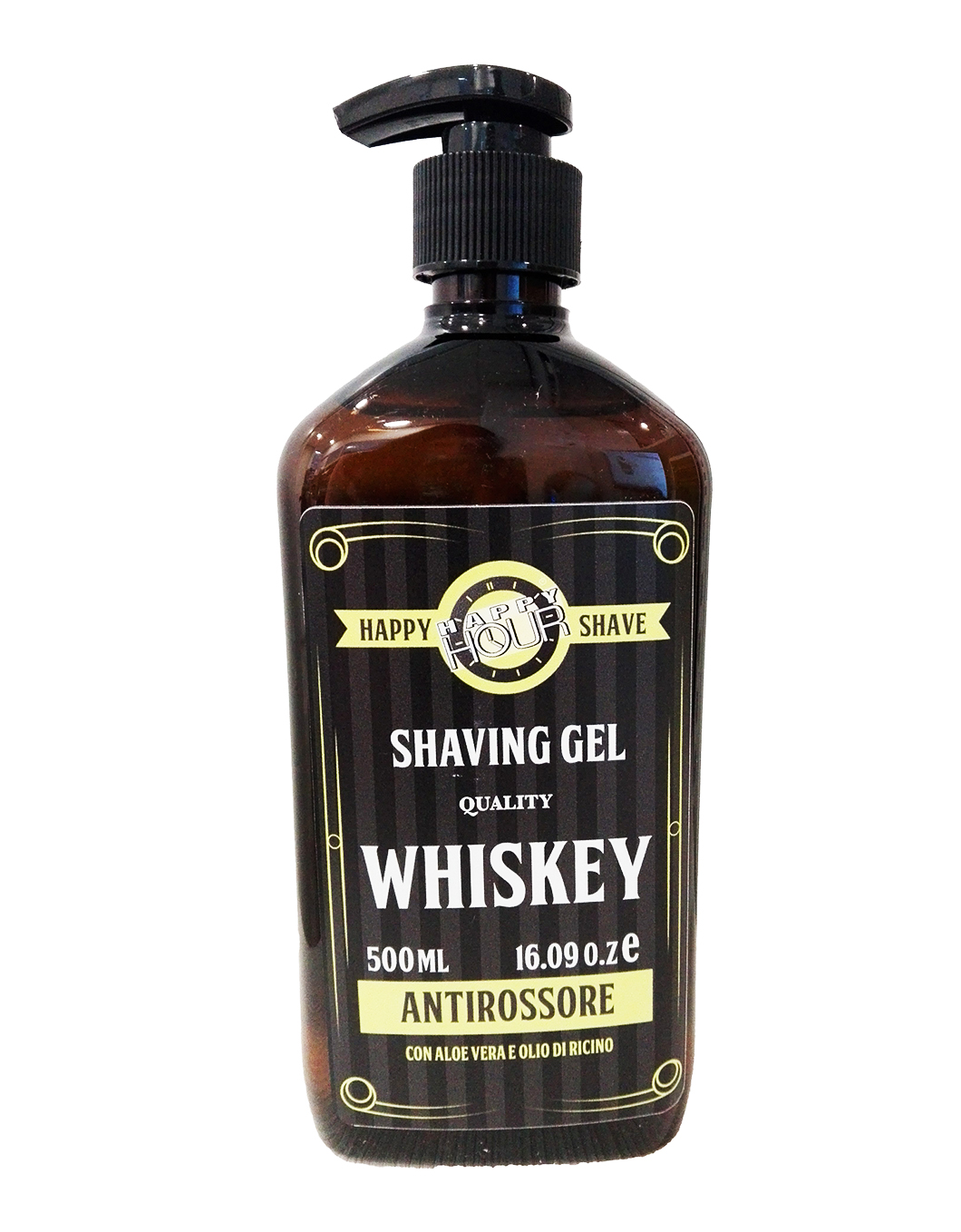 Crema Da Rasatura Shaving Crema Aloe Vera Whiskey 500ml - Bhn