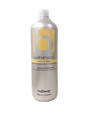 Shampoo ristrutturante semi di lino e proteine del grano 1lt - Edelstein