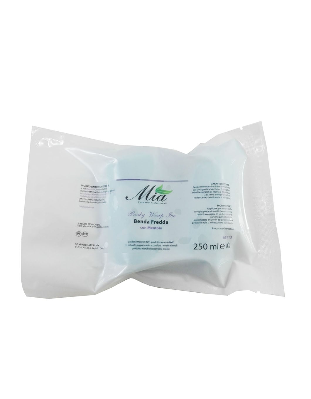 Bendaggio Freddo Defaticante Con Mentolo 2 Pz 250 Ml - Mia