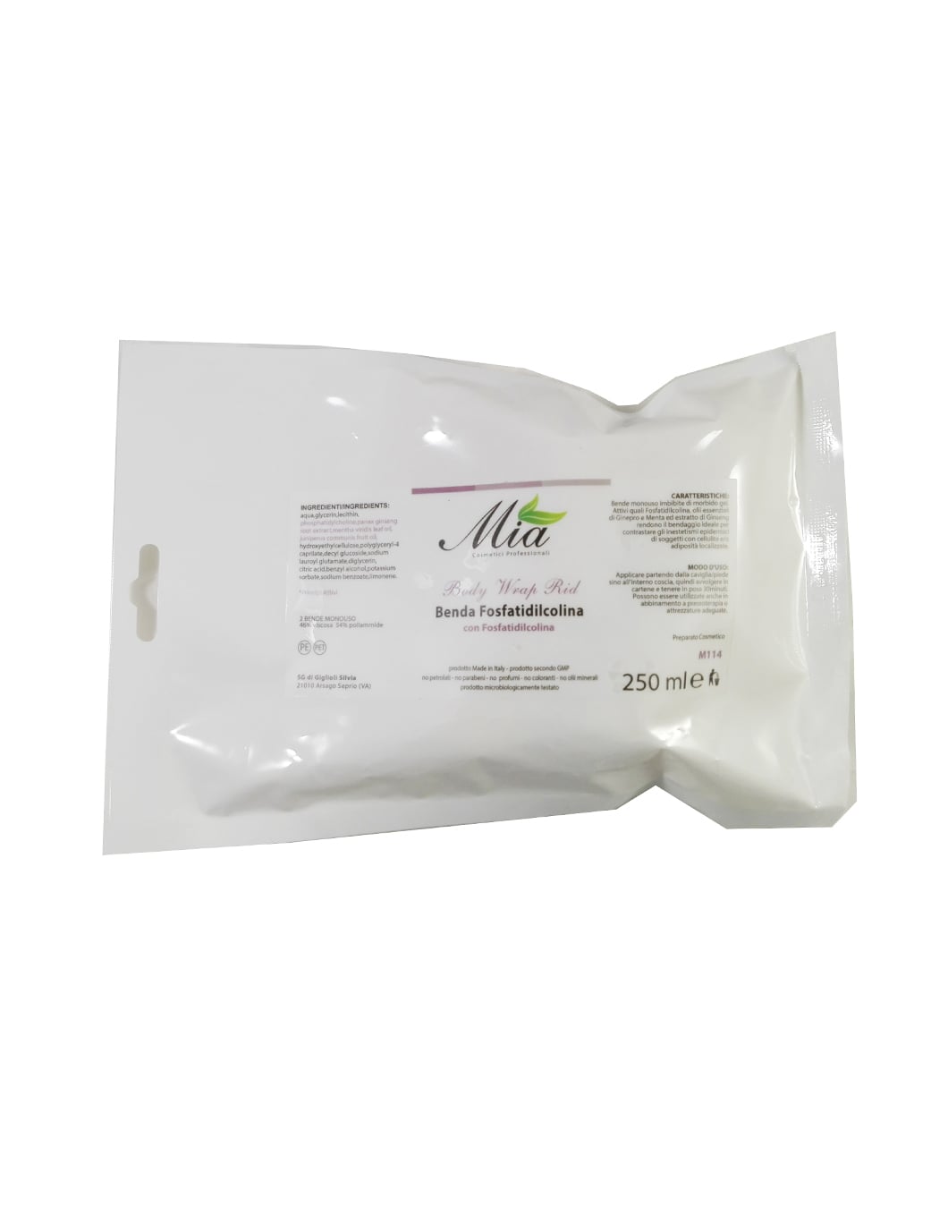 Bendaggio Riducente Alla Fosfatidilcolina 2 Pz 250 Ml - Mia