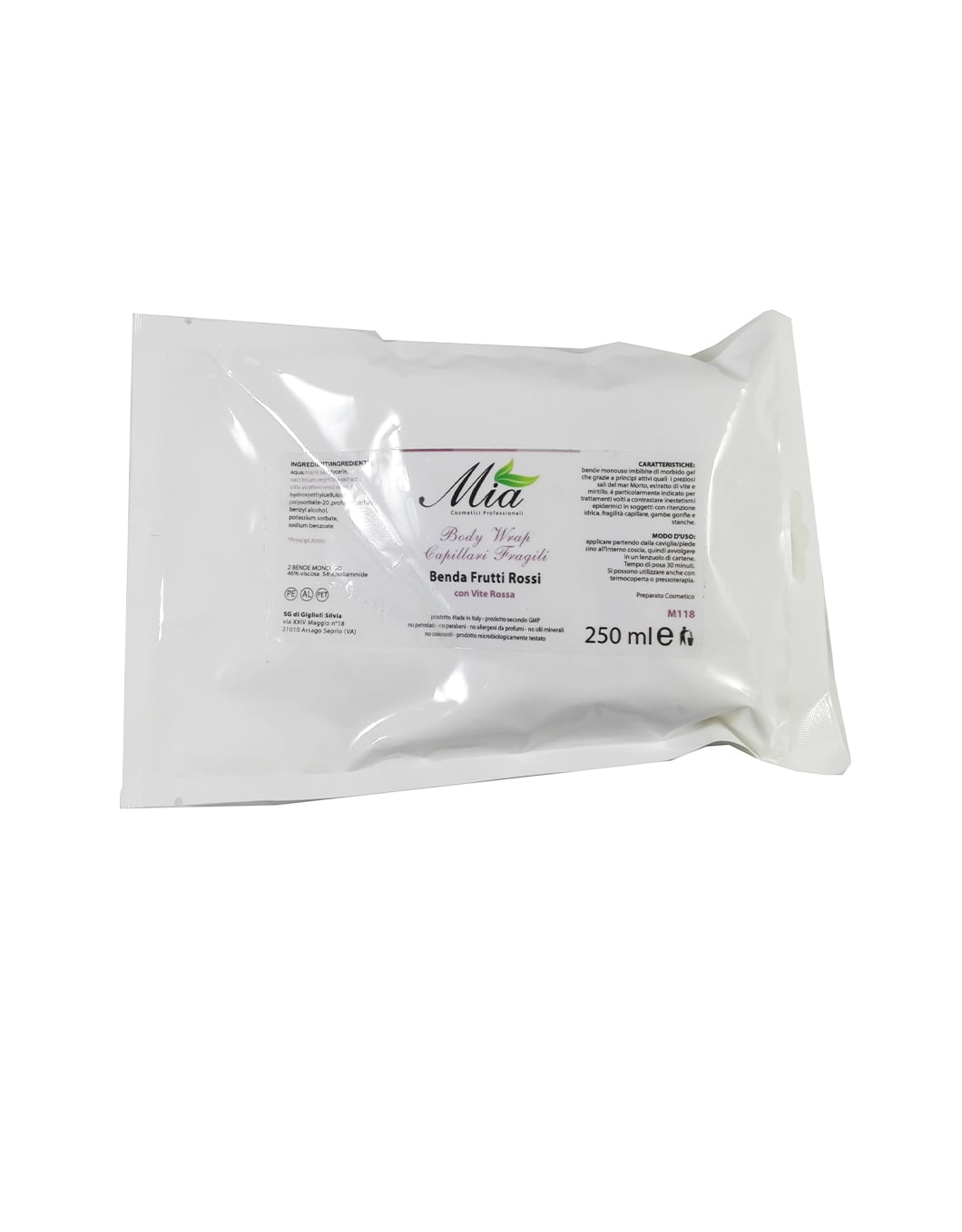 Bendaggio Per Capillari Fragili Ai Frutti Rossi 2 Pz 250 Ml - Mia