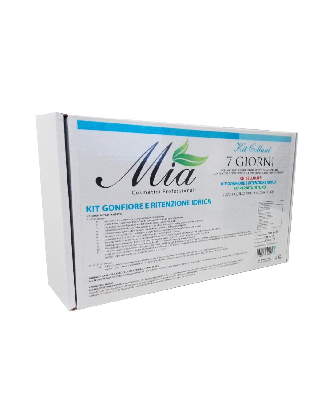 Kit Collant 7 Giorni Gonfiore E Ritenzione Idrica - Mia
