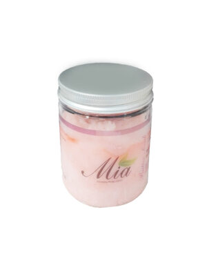 Burro scrub karitè corpo color rosa pesca e corallo 200ml - Mia