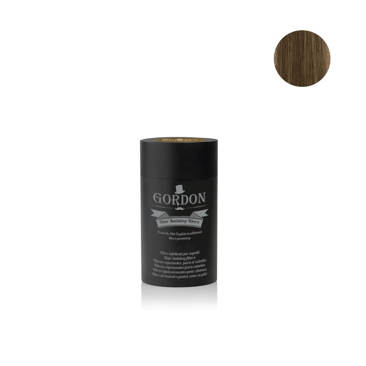 Polvere volumizzante fibre infoltenti Gordon castano chiaro 22gr - Labor