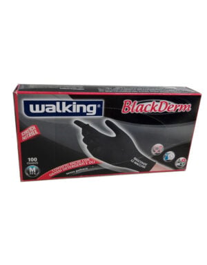 Guanti Nitrile Black Derm Walking 100pz - Axima