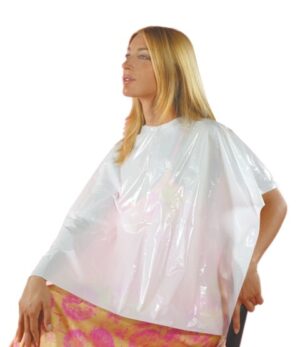 Mantellina Monouso Bianca 90x115 50pz Piegata Singolarmente Hair On Axima