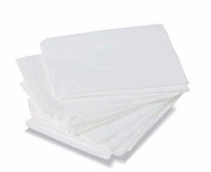 Mantelle Monouso Colore 90x115cm 30 Pz Bianca - Tessiltaglio