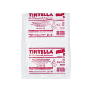Mantelle monouso big tintella 110x130cm 30 Pz Bianca - Tessiltaglio