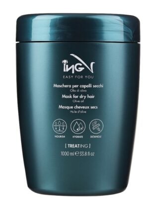 Maschera per capelli secchi con olio di oliva 1lt Treat Ing - Beautynova