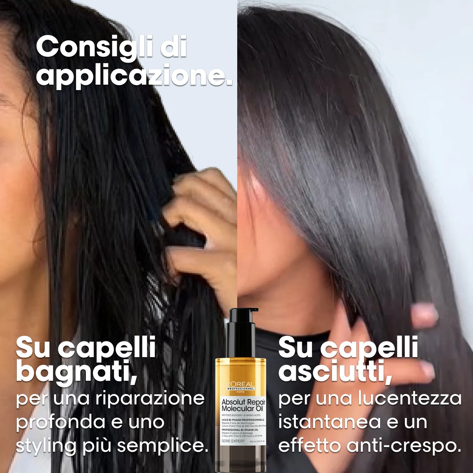 Olio bifascio Absolut Repair Molecular Serie Expert 90 Ml - L'Oreal - immagine 4
