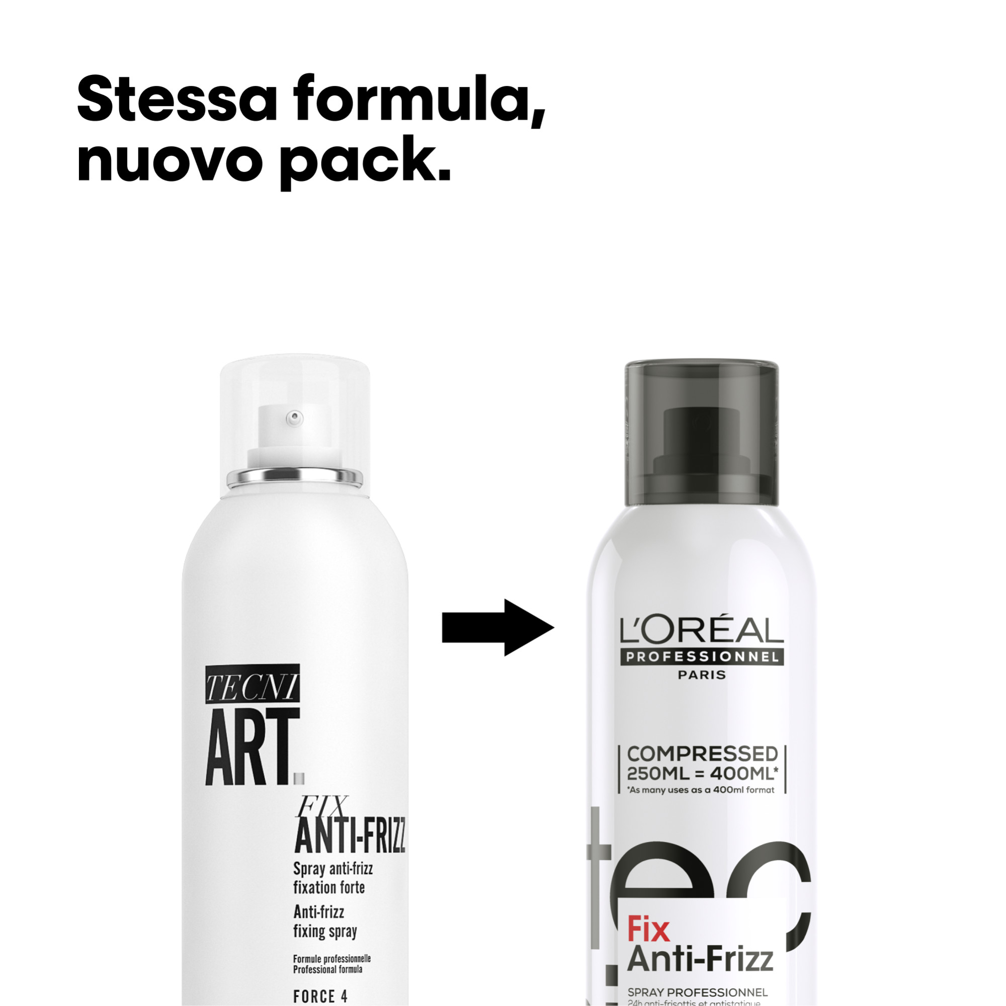 Spray anti crespo Fix Anti-Frizz Tecni Art. 250 Ml - L'Oreal - immagine 3
