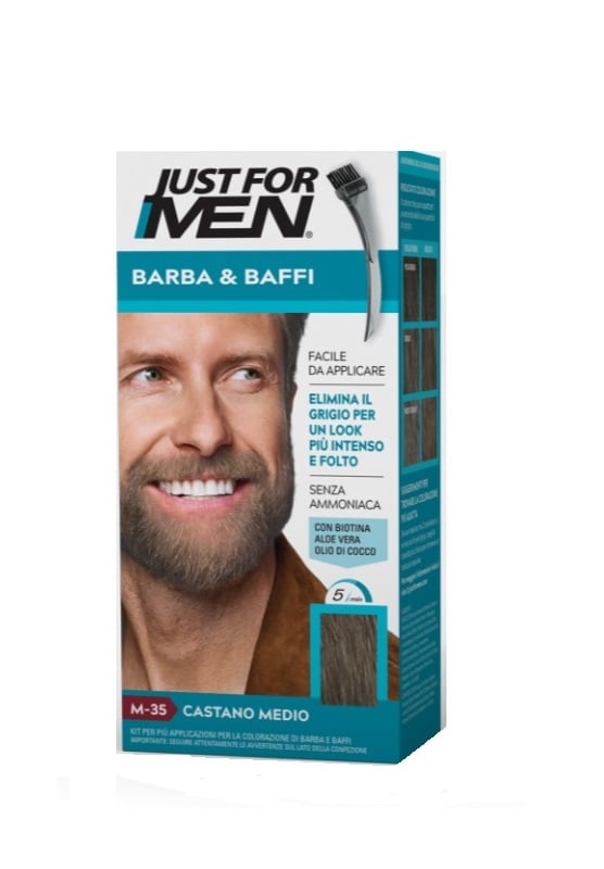 Colore Per Barba E Baffi Just For Men/Castano Medio