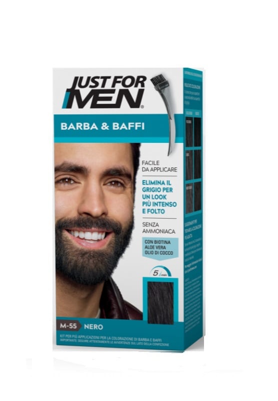Colore Per Barba E Baffi Just For Men/Nero