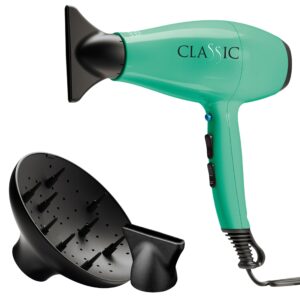 Phon classic + diffusore salon exclusive 2200w verde acqua - Ga.Ma