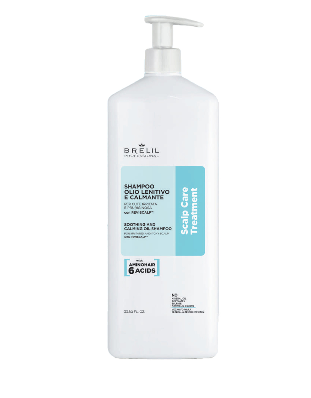Shampoo olio lenitivo calmante cute irritata Scalp care treatment 1000ml Brelil
