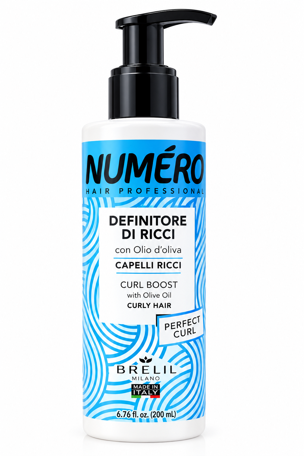 Numero Definitore Di Riccioli All'Olio Di Oliva 200 Ml - Brelil