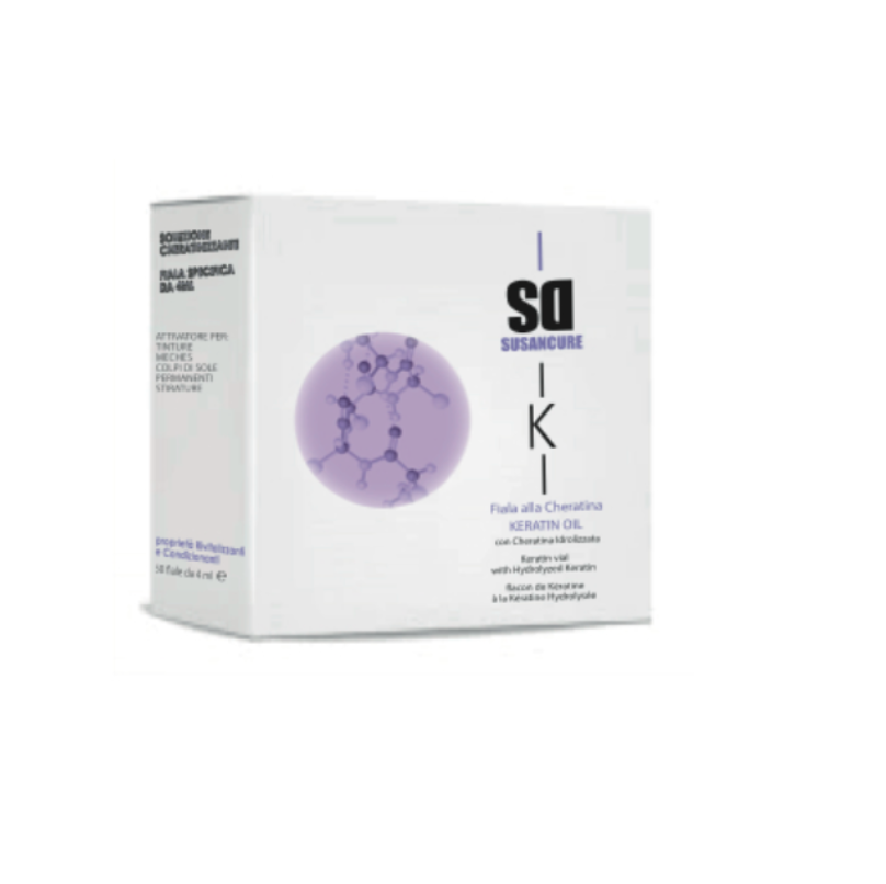 Fiale alla cheratina Keratin oil con cheratina idrolizzata 50x4ml - Susan Danell
