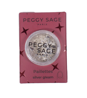 Glitter silver gleam decorazione per unghie stella- Peggy Sage