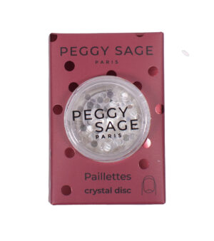 Glitter pure diamond decorazione per unghie disco argento - Peggy Sage